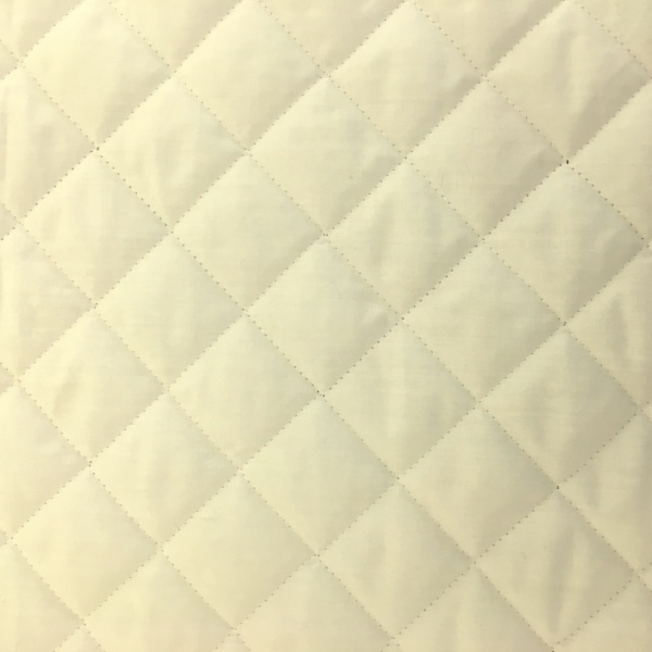 Quilted Polycotton IVORY